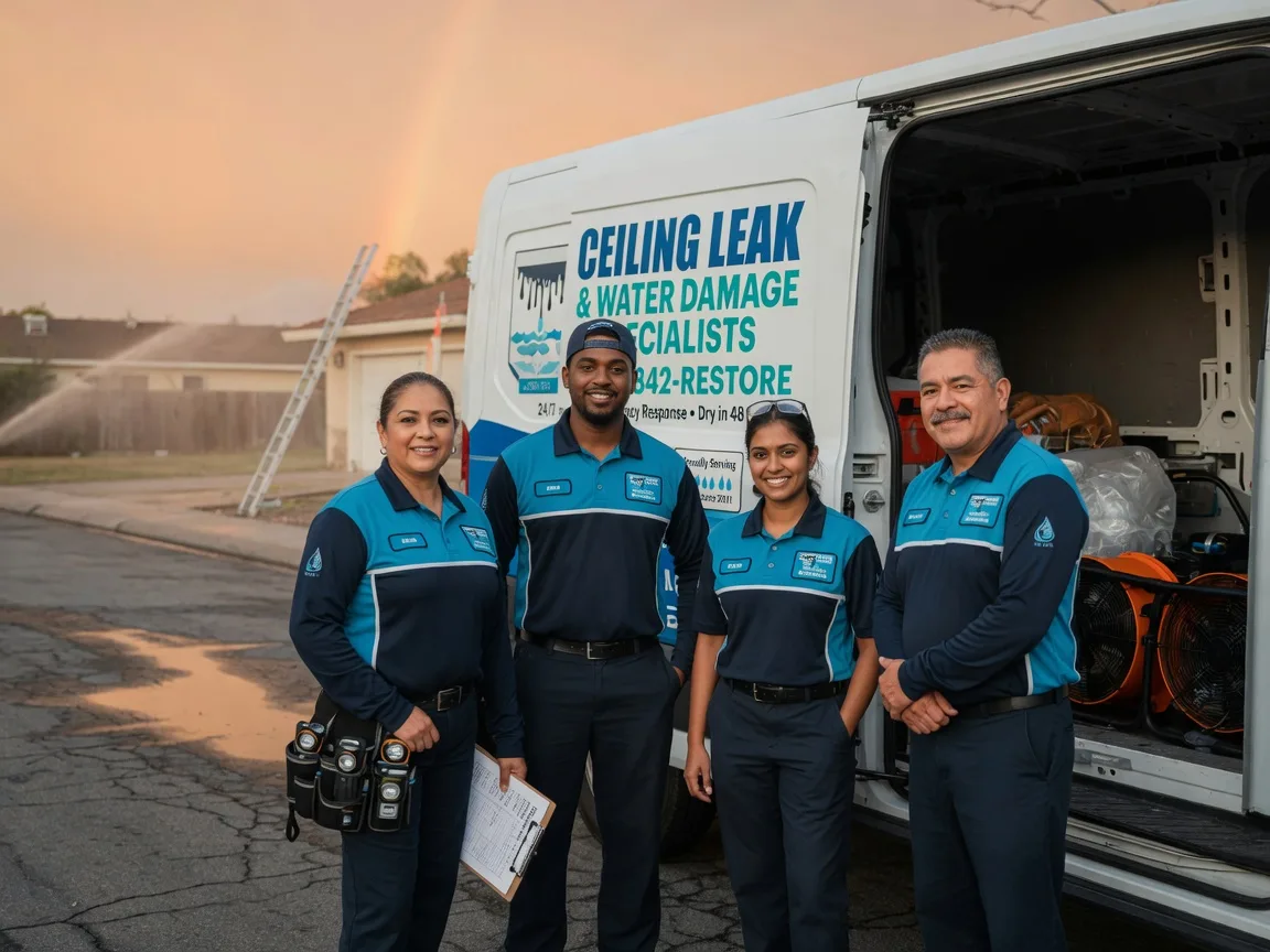 Ceiling Leak Cleanup company in New Baden, IL